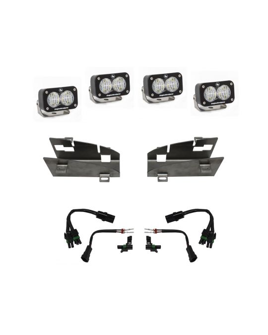 Mopar S2 Sport Dual LED Off Road Fog Light Kit For Rebel And TRX Models