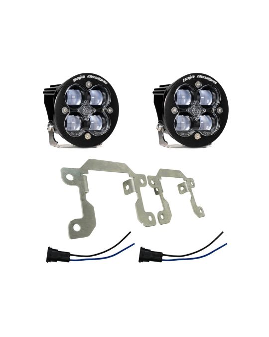 Mopar Big Horn Squadron Fog Pocket Lights Kit Of Two With White Lens SAE Compliant For On And Off Road Use By Baja Designs