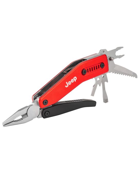 Mopar Jeep Performance Parts Trailmaster Multifunction Tool In Red With Jeep Logo By AllTrade