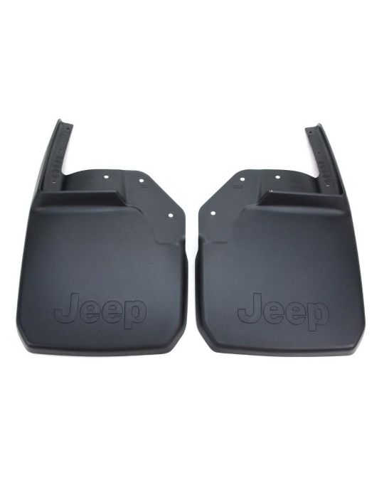 Mopar Splash Guards Front Molded W/ Jeep Logo