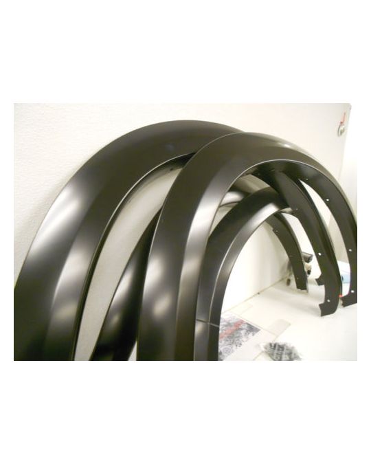 Mopar Wheel Flares Unpainted Smooth Black Set Of Four