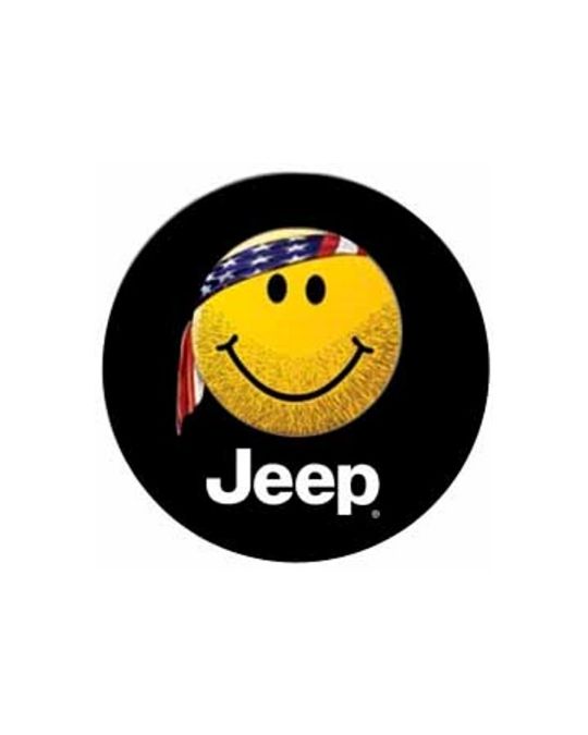 Mopar Spare Tire Cover Cloth Smiley Face Logo