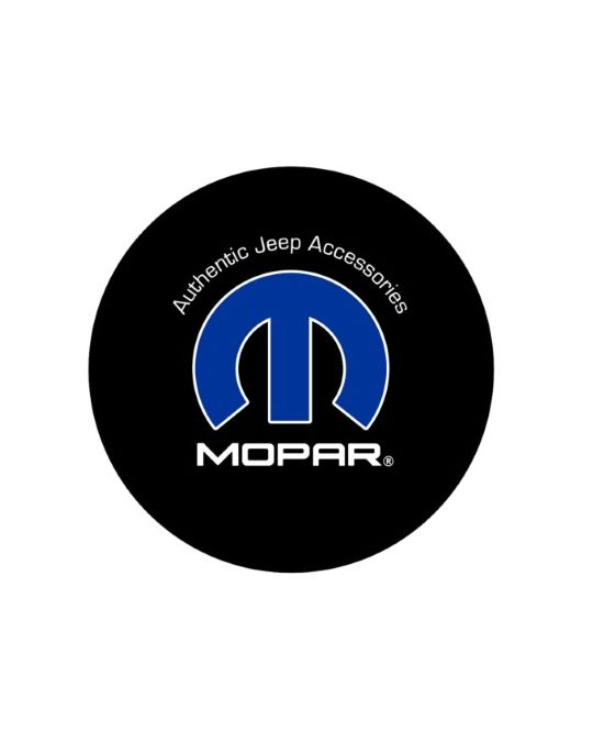 Mopar Spare Tire Cover Cloth Mopar Logo