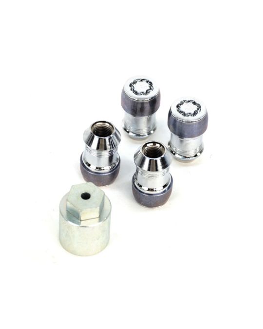 Mopar Chrome Wheel Locks Kit Of Four With Key For Exposed Lugs