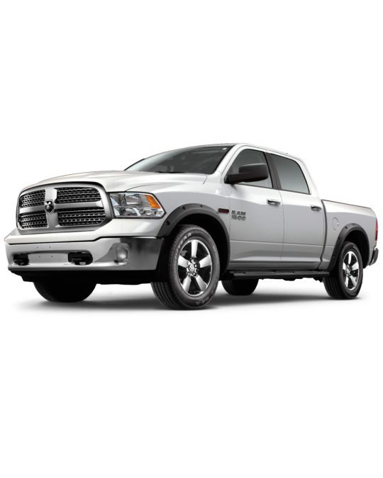 Mopar Wheel Flares Molded Black Medium Grained Textured Set Of Four For 5.7' 6.4' 8.0' Beds