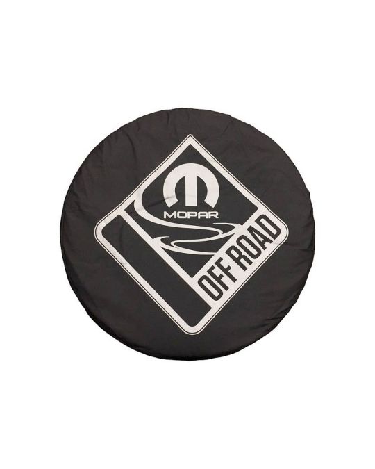 Mopar Spare Tire Cover Denim Black W/ Mopar Off-Road Logo
