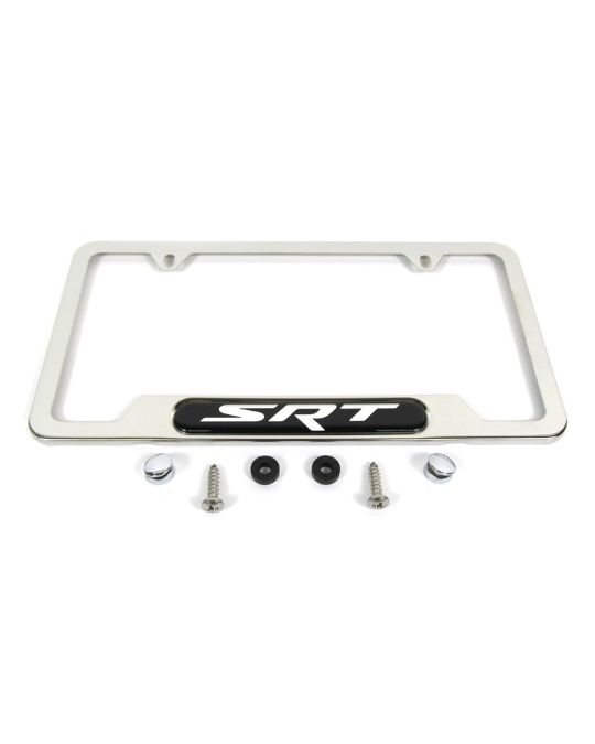Mopar Plate Frame Polished W/ SRT Logo