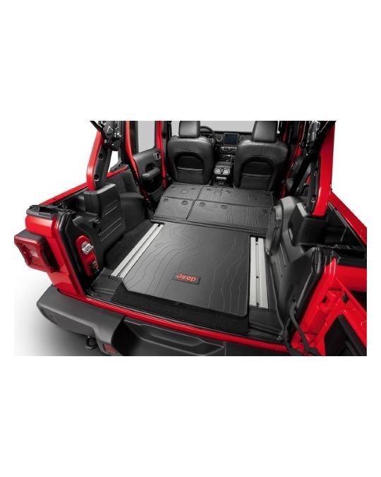 Mopar All Weather Cargo Area Liner With 60/40 Seatback Protector For Leather Seats 4 Door Models
