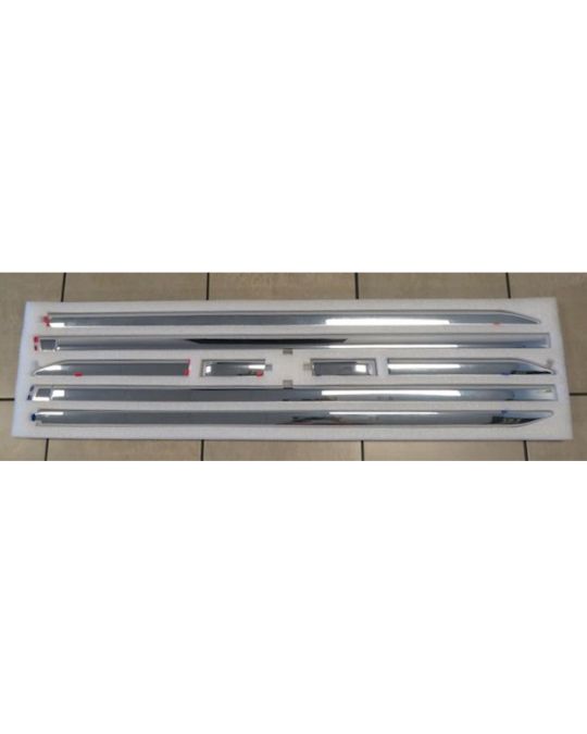 Mopar Chrome Door Molding Spears Complete Kit For Left And Right Crew Cab 6'4" Bed