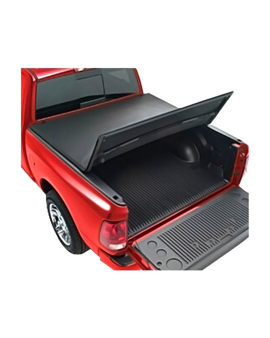 Mopar Tonneau Cover Tri-Fold Black Premium Fabric 6.4' Bed