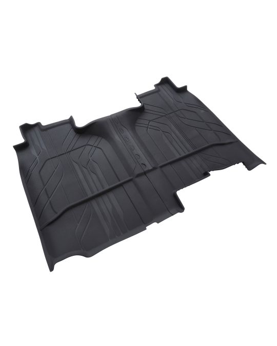 Chevrolet Premium All Weather Floor Liners Jet Black For Crew Cab Second Row Interlocking