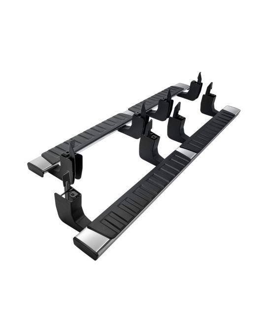 Chevrolet 5-Inch Rectangular Assist Steps In Chrome For Crew Cab