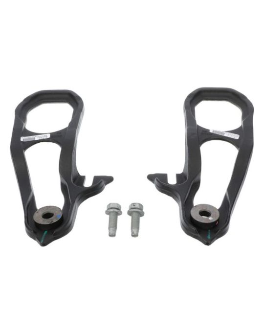 Mopar Black Front Tow Hook Package Set Of Two With Hardware For Left And Right