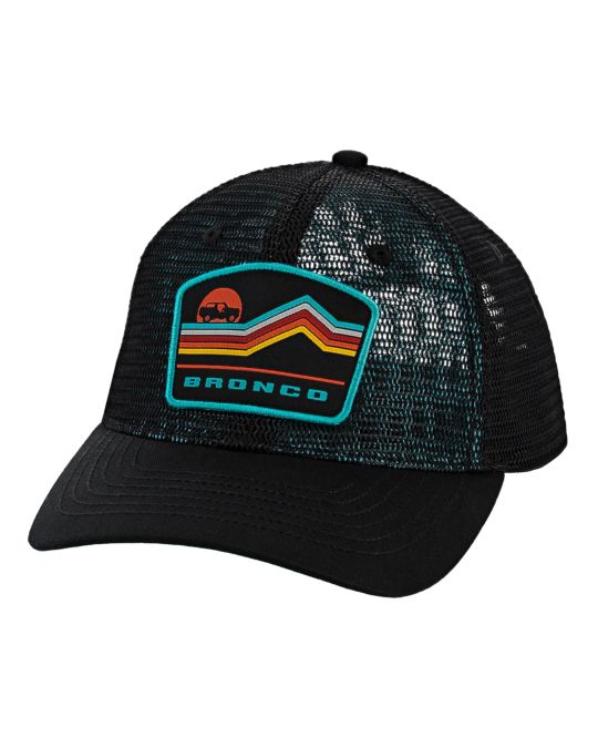 Ford Snapback Hat Black With Bronco Striped Patch