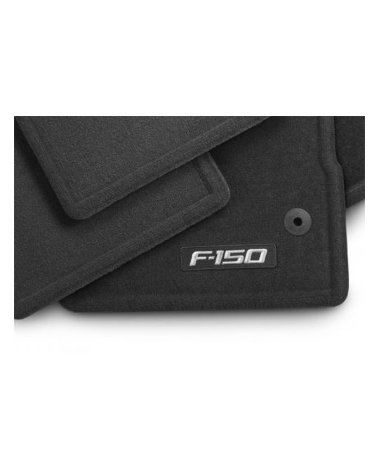 Ford Floor Mats Black With F150 Logo For Front And Rear SuperCrew Cab