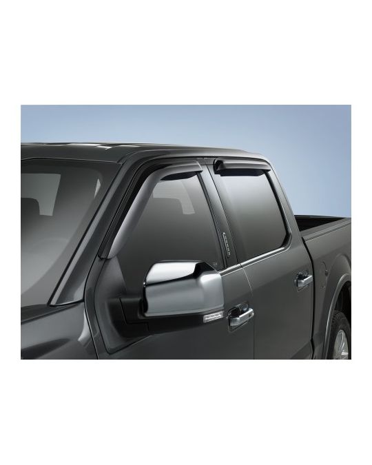 Ford Window Deflectors - Crew Cab - Smoke