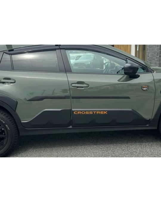 Subaru Black Door Cladding Four Piece Kit For Wilderness Edition