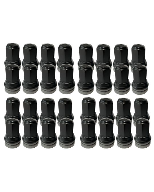 Ford Performance Black Lug Nuts Kit Of 32 For M14x1.5 Wheel Stud