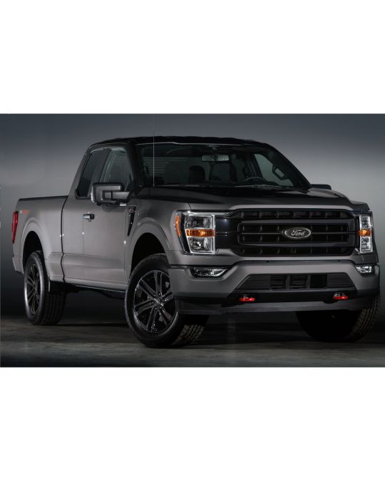 Ford Performance Off Road Black Appearance Package With 20x8.5 Inch Gloss Black Wheels & Suspension Leveling Kit 