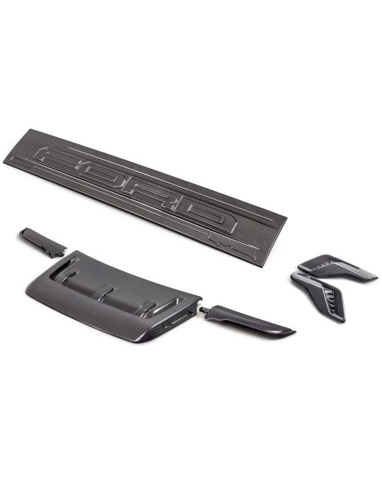 Ford Performance Full Vehicle Carbon Fiber Appearance Package - Hood Scoop / Fender Vents / Tailgate Panel - With Gloss Finish 