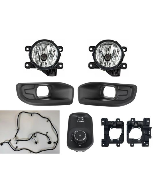 Mopar Halogen Fog Lamp Kit For Left And Right With Bezels