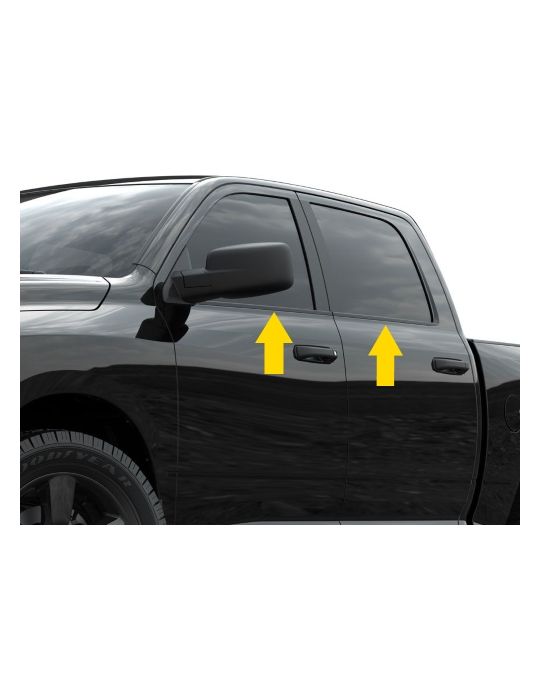Mopar Trim Kit Window Molding Black