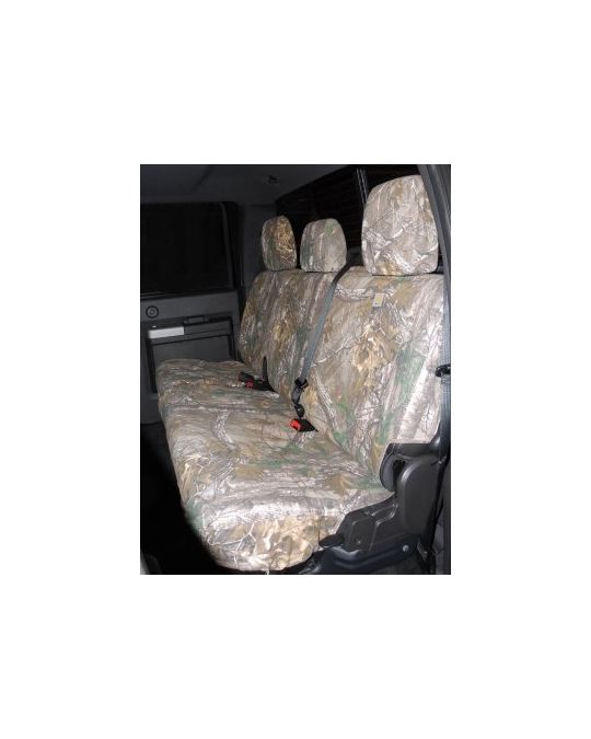 Ford Seat Covers Rear Crew Cab 60/40 With Armrest Realtree Brown