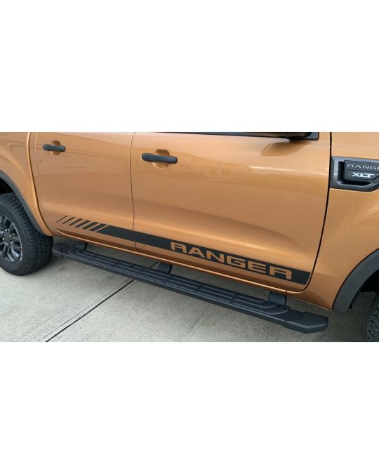 Ford Graphics Kit - Speed Stripes - Matte Black - Crew Cab