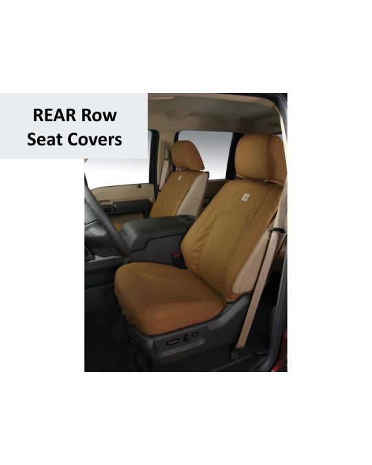 Ford Seat Cover - Rear Row 60/40 Without Armrest - SuperCrew - Brown