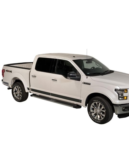 Ford Bodyside Molding - Regular Cab - 6.5' Bed - Black Platinum