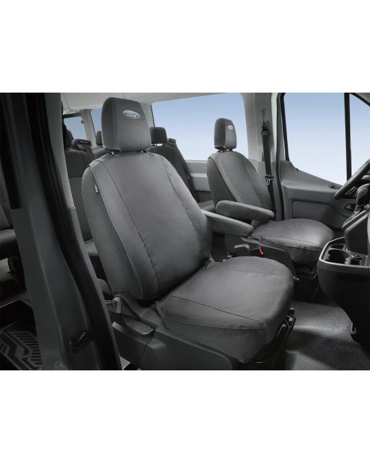 Ford Seat Cover - Front Row Captains Chairs - Gravel