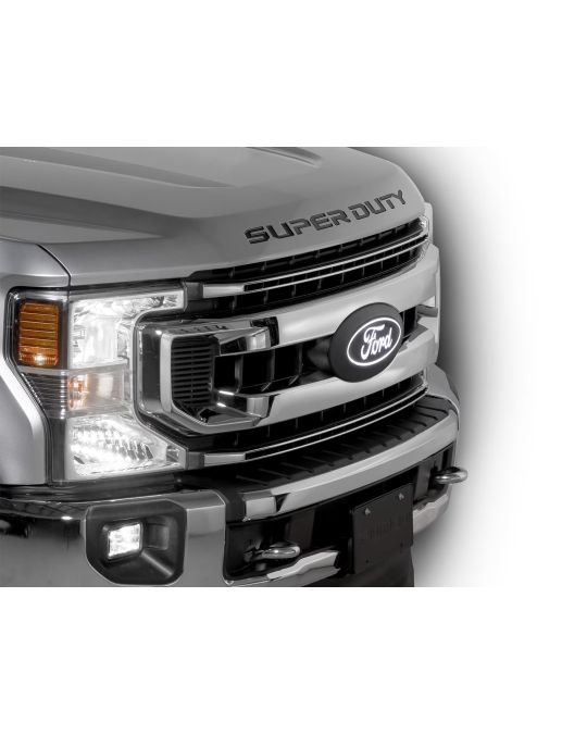 Ford LED Lighted Ford Oval Grille Emblem For Vehicles Without Front Camera And With LED Headlights