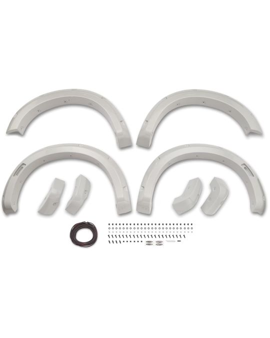 Ford Bushwacker Fender Flares Unpainted / Paintable With Bolt On Look For Crew Cab
